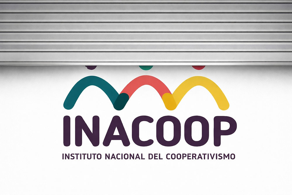 Inacoop con persiana baja
