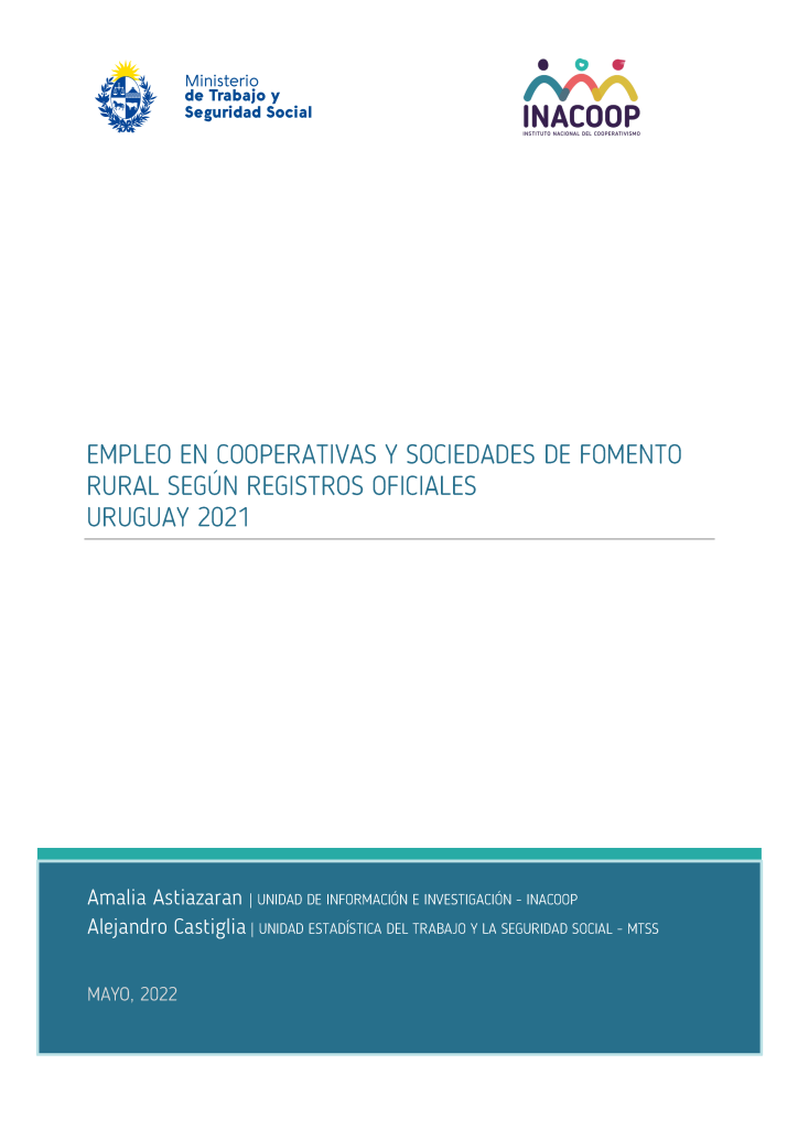 Empleo cooperativismo MTSS_INACOOP_2021
