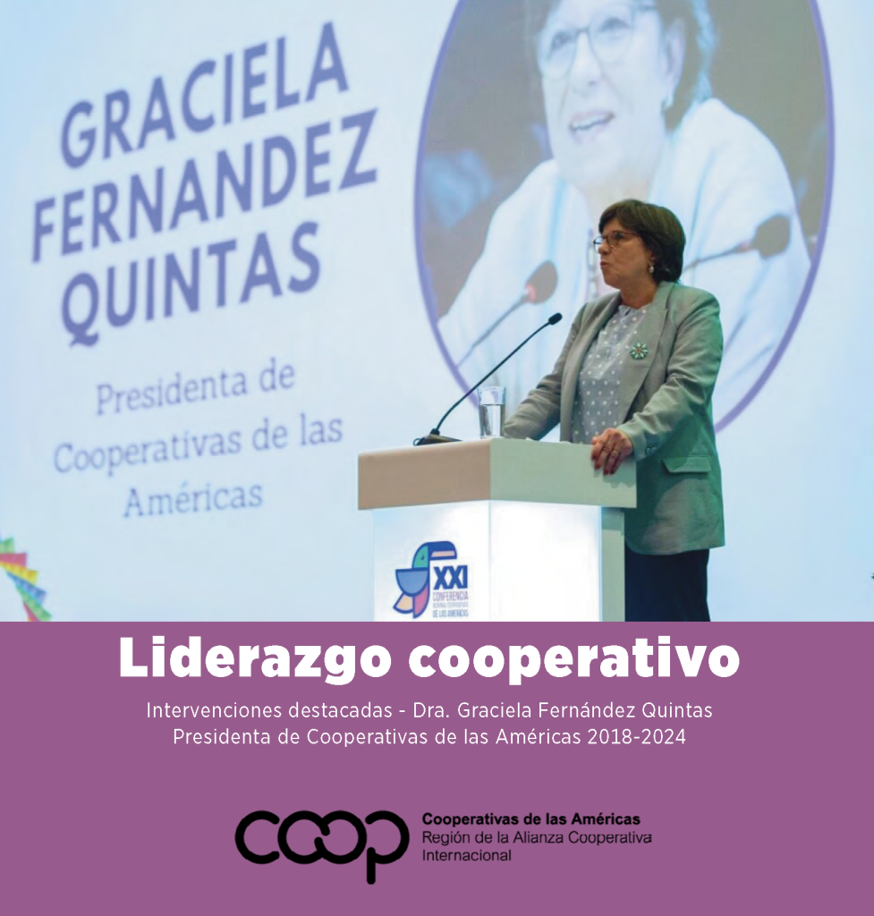 Fotografía de Dra. Graciela Fernández Quintas Presidenta de Cooperativas de las Américas 2018-2024